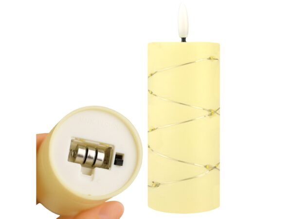 ŚWIECZKA NA BATERIE LED Z DRUCIKIEM 14x5,2
