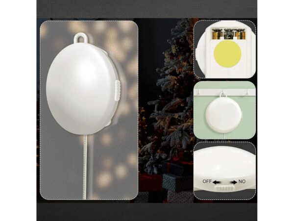 WITRAŻ LED ŚWIĄTECZNY ZAWIESZKA - bałwan