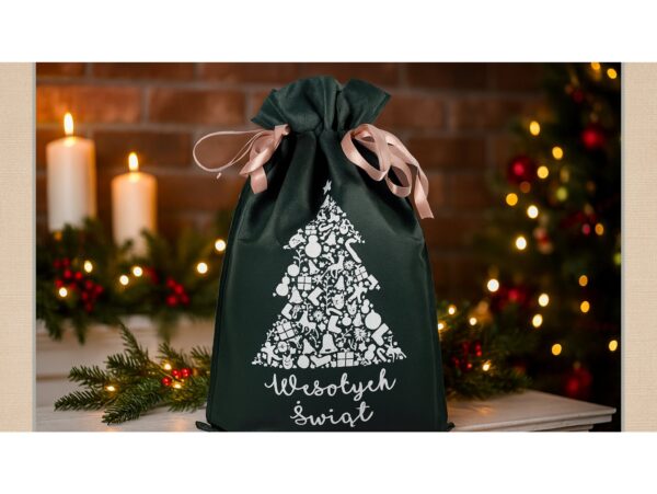 WOREK NA PREZENTY OZDOBNY 45x30CM