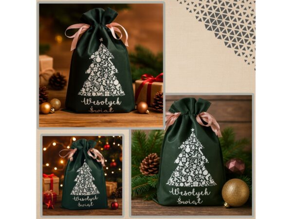 WOREK NA PREZENTY OZDOBNY 45x30CM
