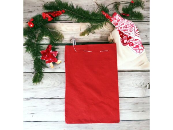 WOREK ŚWIĘTEGO MIKOŁAJA 40x49 - choinka