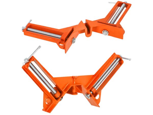 ZACISK ŚCISK STOLARSKI KĄTOWY 8" - pomarańczowy