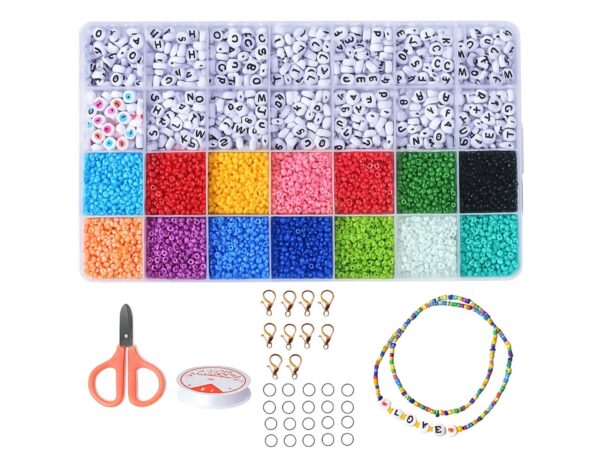 ZESTAW KORALIKÓW DO ROBIENIA BRANSOLETEK