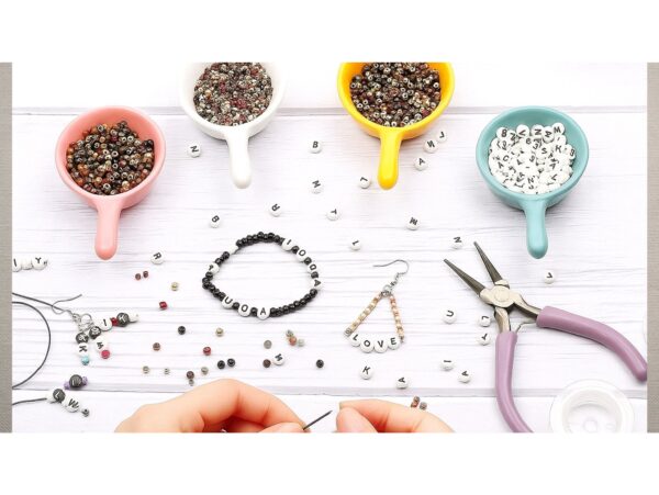 ZESTAW KORALIKÓW DO ROBIENIA BRANSOLETEK