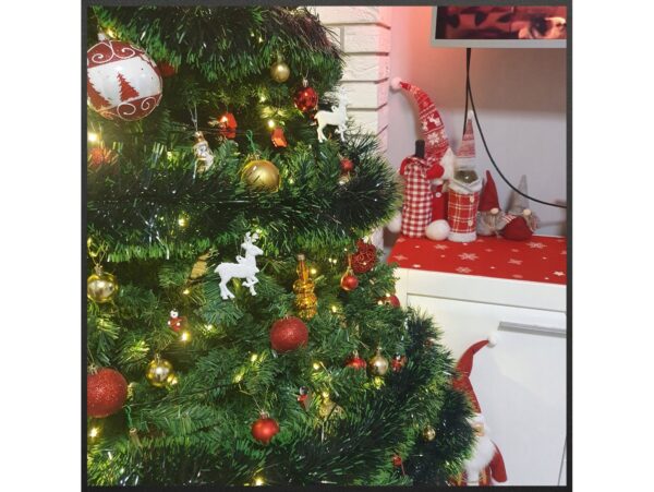 ŁAŃCUCH CHOINKOWY GIRLANDA NA CHOINKĘ 12CM 6M