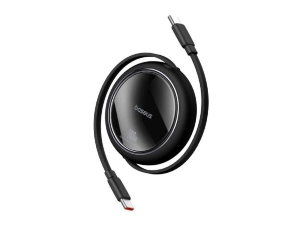 BASEUS KABEL Z REGULACJĄ DŁUGOŚCI USB-C TYPE-C POWER DELIVERY 100W 1M