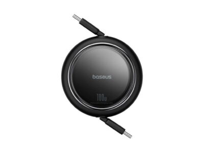 BASEUS KABEL Z REGULACJĄ DŁUGOŚCI USB-C TYPE-C POWER DELIVERY 100W 1M