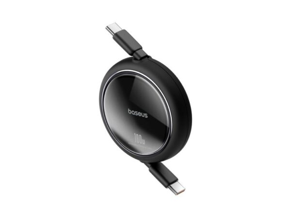 BASEUS KABEL Z REGULACJĄ DŁUGOŚCI USB-C TYPE-C POWER DELIVERY 100W 1M