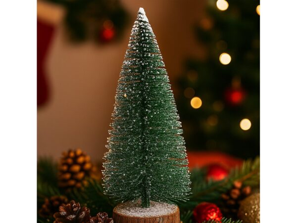 CHOINKA Z BROKATEM 20CM 5SZT