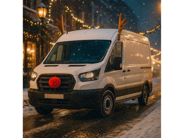 DEKORACJA SAMOCHODU AUTA ŚWIĄTECZNA RENIFER