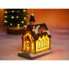 DOMEK LED DEKORACJA ŚWIĄTECZNA - kościół 8,5x6,5x4cm