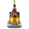 DOMEK LED DEKORACJA ŚWIĄTECZNA - kościół 8,5x6,5x4cm