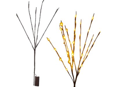 DRZEWKO ŚWIĄTECZNE LED 70cm 20LED - ciepły biały