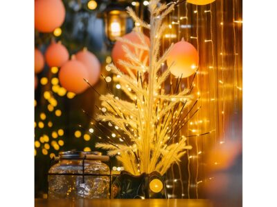 DRZEWKO ŚWIĄTECZNE LED 70cm 20LED - ciepły biały