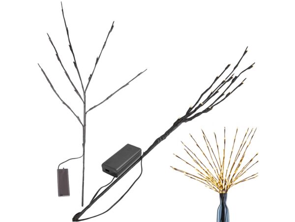 DRZEWKO ŚWIĄTECZNE LED 70cm 20LED - ciepły biały