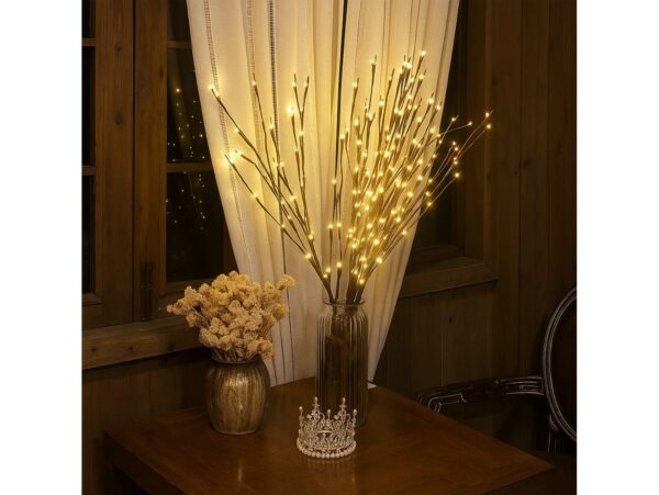 DRZEWKO ŚWIĄTECZNE LED 70cm 20LED - ciepły biały