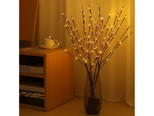 DRZEWKO ŚWIĄTECZNE LED 70cm 20LED - ciepły biały