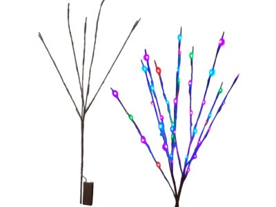 DRZEWKO ŚWIĄTECZNE LED 70cm 20LED - zimny biały