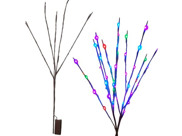 DRZEWKO ŚWIĄTECZNE LED 70cm 20LED - zimny biały