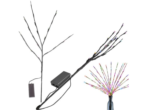 DRZEWKO ŚWIĄTECZNE LED 70cm 20LED - zimny biały