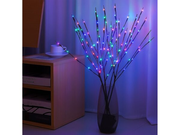 DRZEWKO ŚWIĄTECZNE LED 70cm 20LED - zimny biały