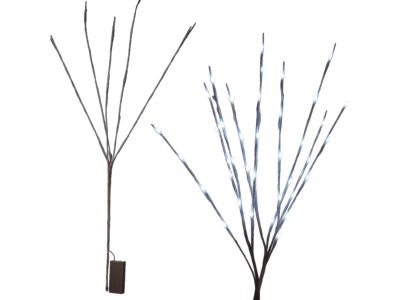 DRZEWKO ŚWIĄTECZNE LED 70cm 20LED - zimny biały