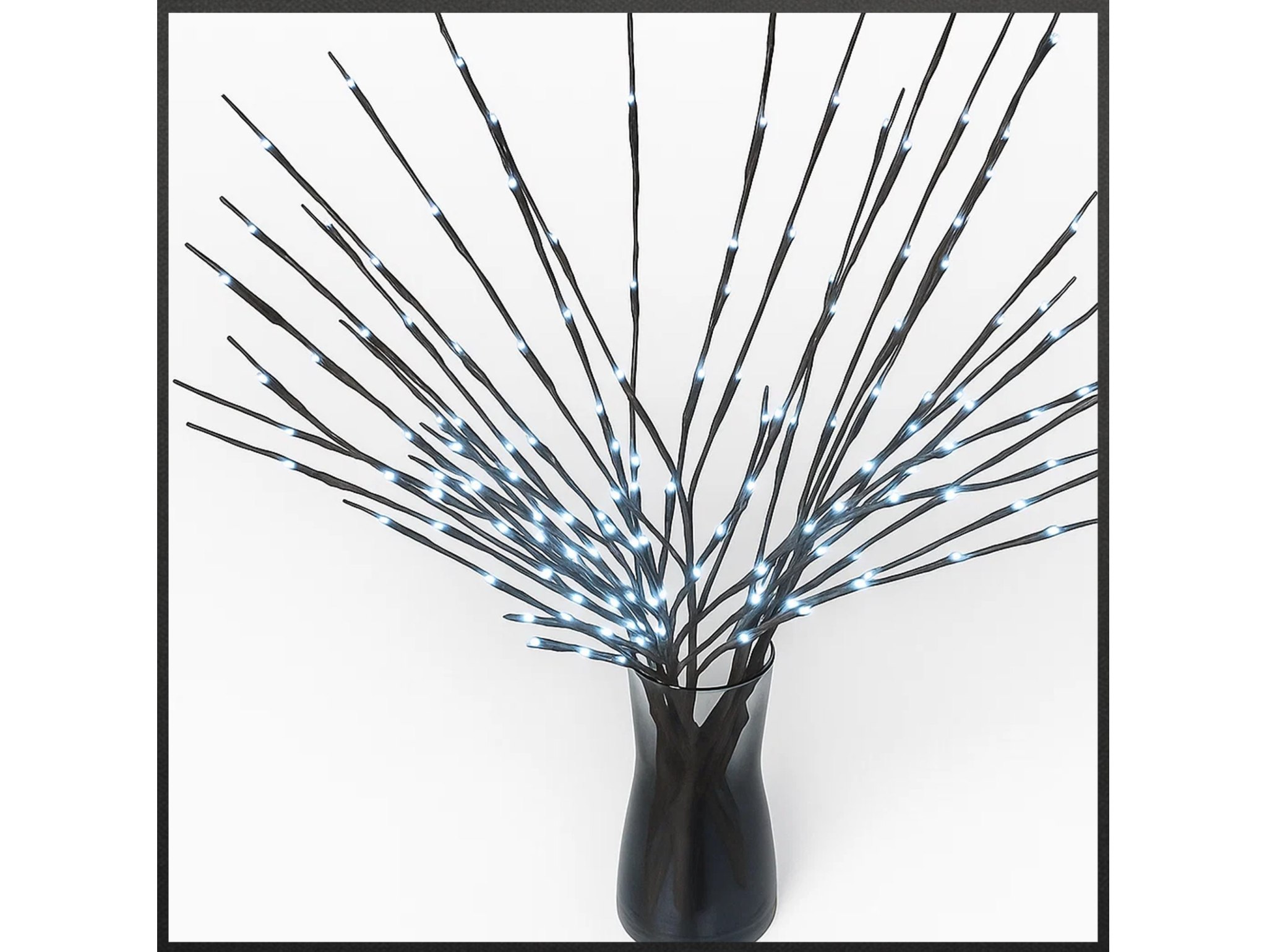 DRZEWKO ŚWIĄTECZNE LED 70cm 20LED - zimny biały