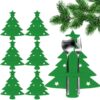 ETUI NA SZTUĆCE FILC ŚWIĘTA CHOINKA 6SZT - zielony