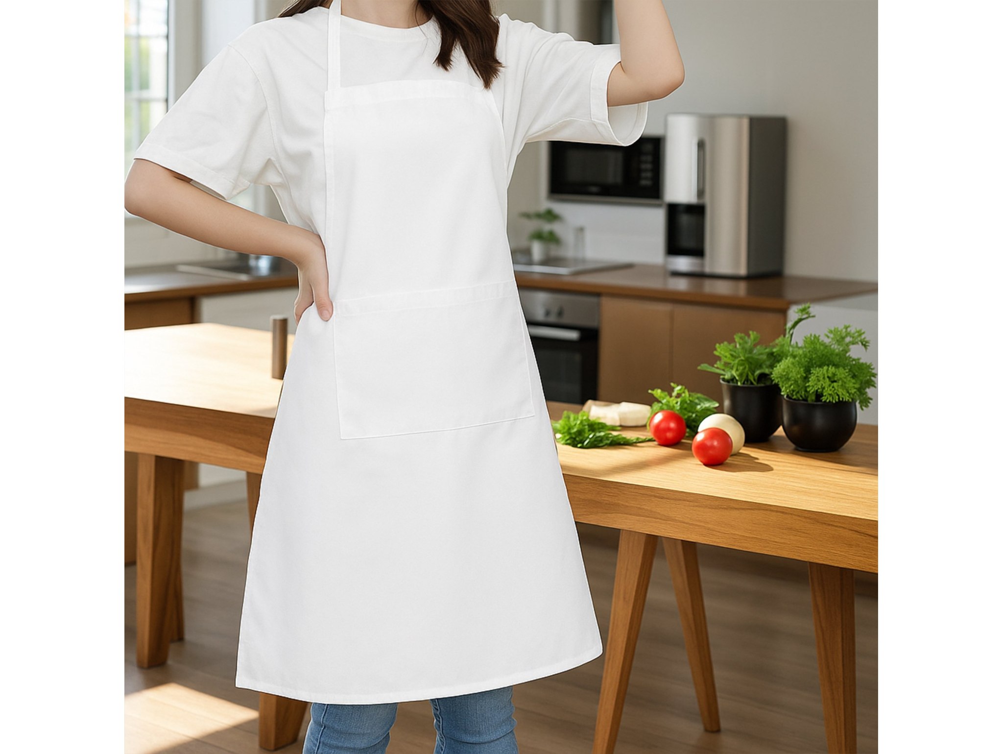 FARTUCH KUCHENNY - biały