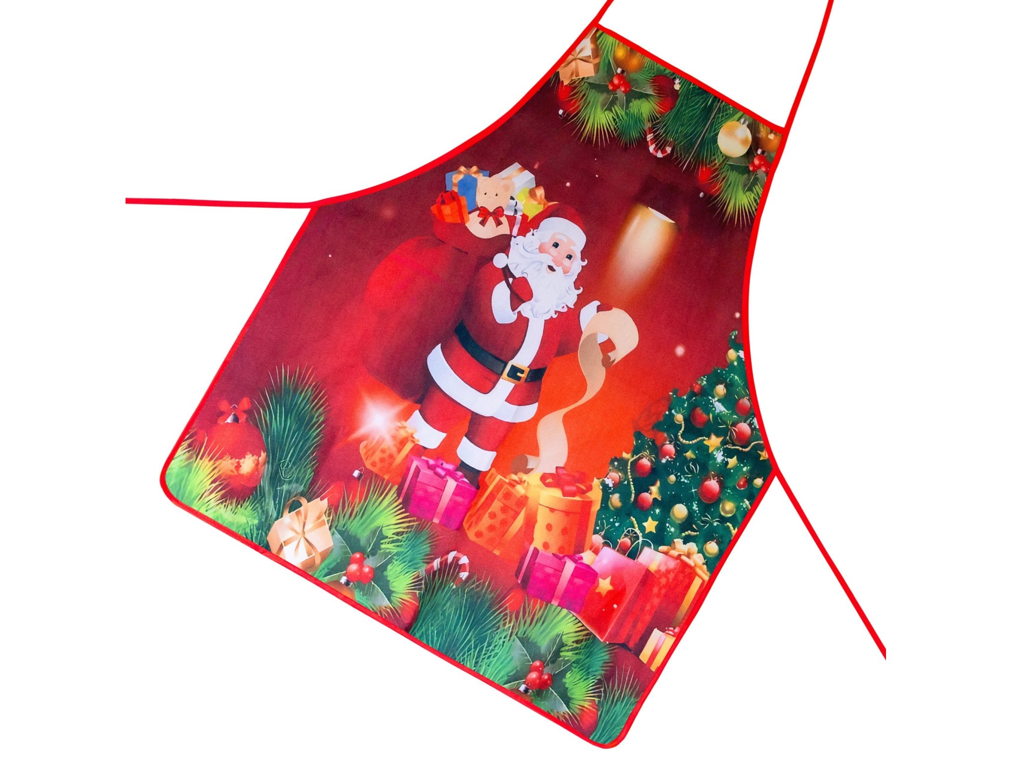 FARTUCH KUCHENNY ŚWIĄTECZNY - Mikołaj