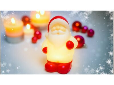 FIGURKA ŚWIĄTECZNA LED 13x8,5 - Mikołaj