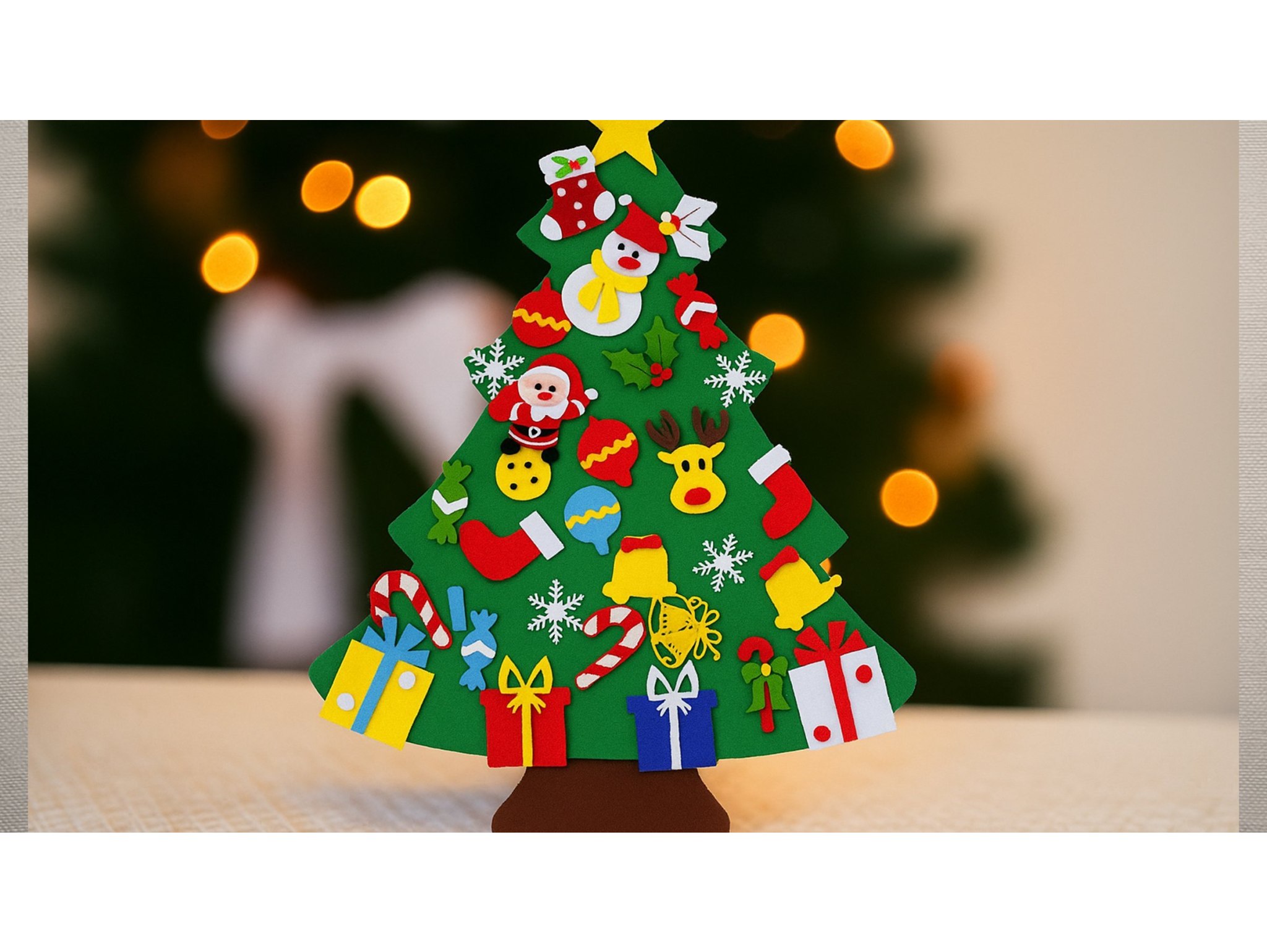 FILCOWA CHOINKA DIY 100CM - zielony