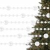 GIRLANDA CHOINKOWA PERŁY 5M - kremowy
