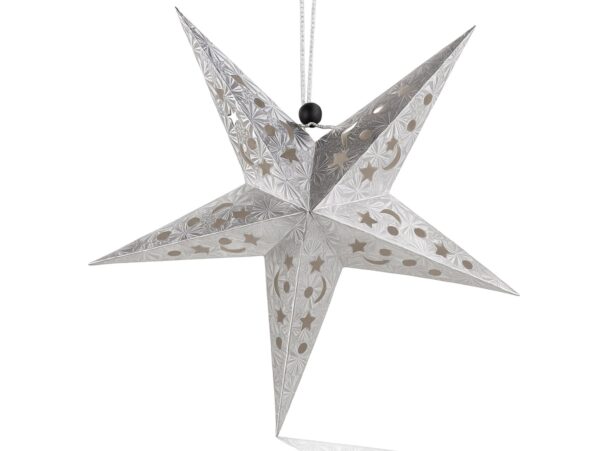 GWIAZDA SKŁADANA WITRAŻ PAPIEROWA 3D AŻUROWA 40CM - wzór 2