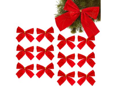 KOKARDKI KOKARDY NA CHOINKĘ PREZENT STROIK 12SZT