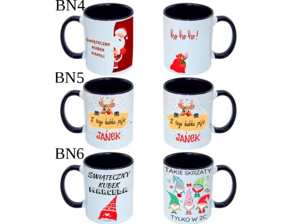 KUBEK DO SUBLIMACJI 330ML CZARNY UCHWYT