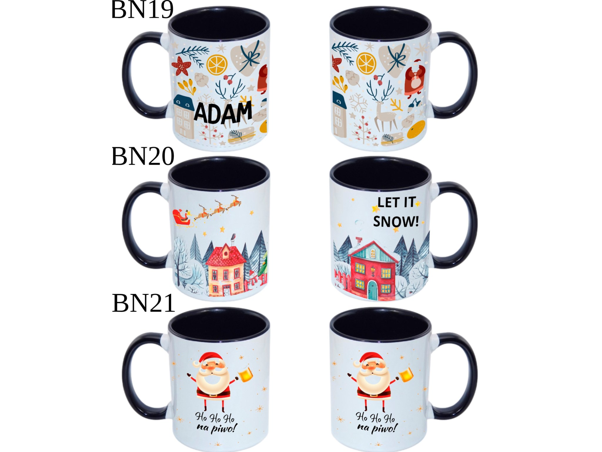 KUBEK DO SUBLIMACJI 330ML CZARNY UCHWYT