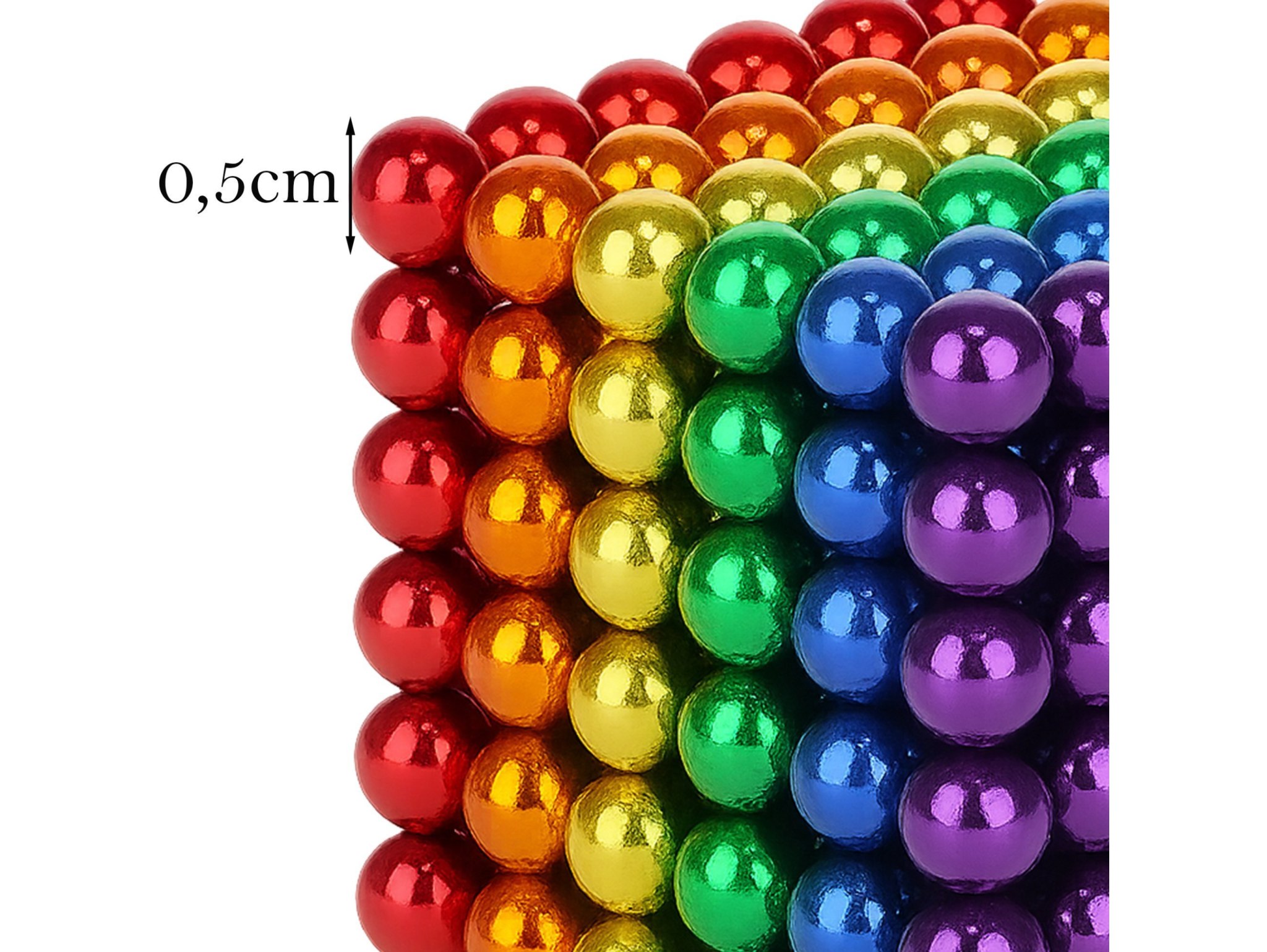 KULKI KLOCKI MAGNETYCZNE NEOCUBE 216szt. 5mm