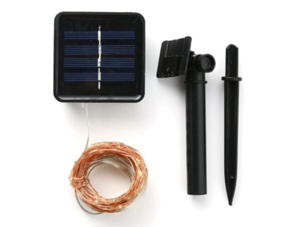 LAMPKI 200 LED DRUCIKI SOLARNE - multikolor