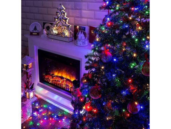 LAMPKI CHOINKOWE SIECIOWE 100 LED - multikolor