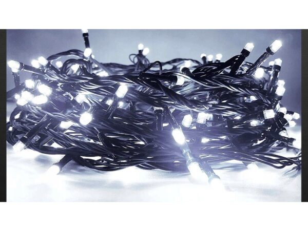 LAMPKI CHOINKOWE SIECIOWE 100 LED - zimny biały