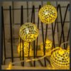 LAMPKI NA BATERIE KULA DISCO 10 LED 1,5M (3,5cm)