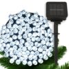 LAMPKI ŚWIĄTECZNE SOLARNE 100 LED 12M - zimny biały