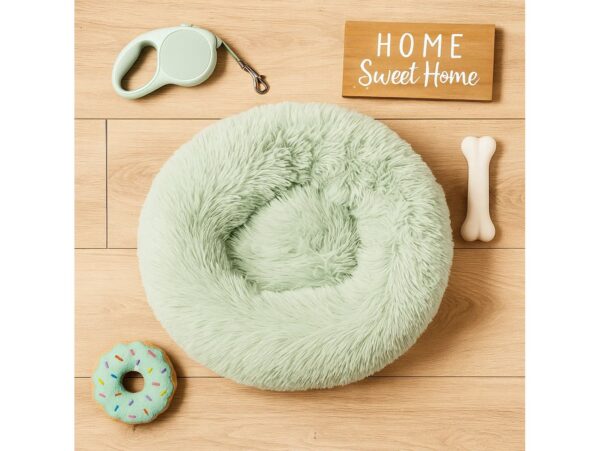 LEGOWISKO DLA PSA KOTA WŁOCHATE 50CM - miętowy