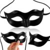 MASKA WENECKA PRZEBRANIE - czarny