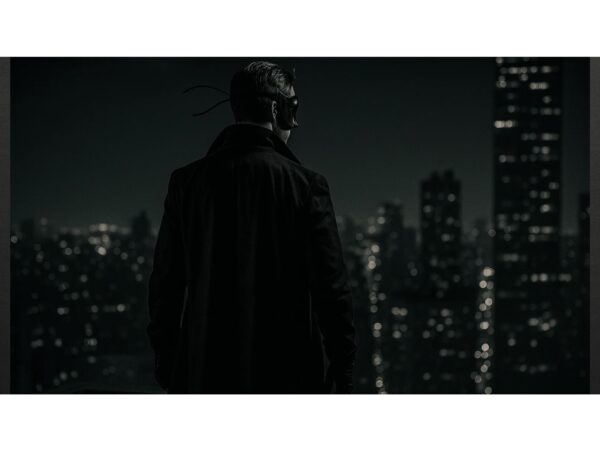 MASKA WENECKA PRZEBRANIE - czarny