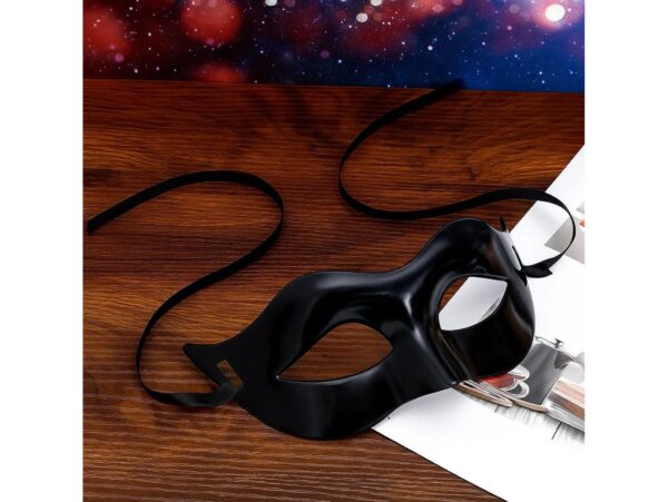 MASKA WENECKA PRZEBRANIE - czarny