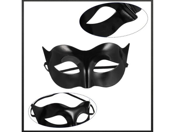 MASKA WENECKA PRZEBRANIE - czarny
