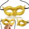 MASKA WENECKA PRZEBRANIE - złoty