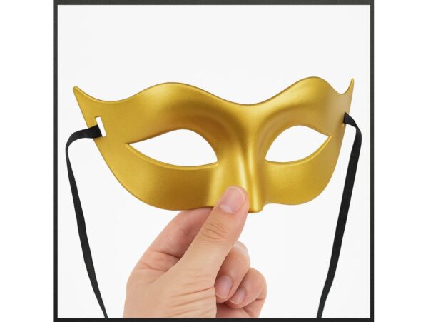 MASKA WENECKA PRZEBRANIE - złoty